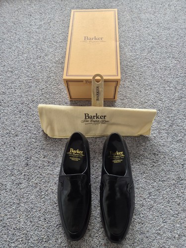 Barker men black - men's, leather