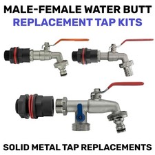 water butt outlet lever tap