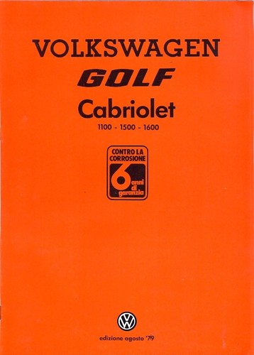 Volkswagen golf cabriolet - volkswagen, 1