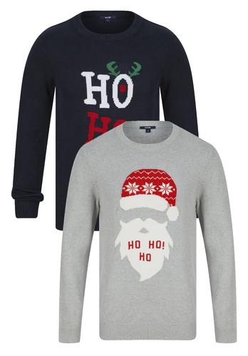 Christmas jumper mens ho - mens,