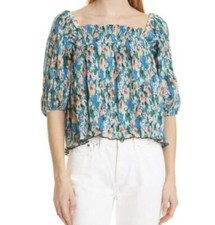 New GANNI Shirt Smocked Floral