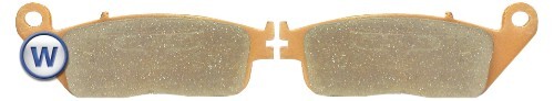 Brake pads rear for honda - brake, fjs