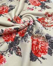 Beige Floral Print Liverpool