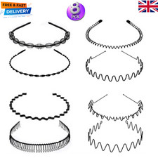 Black Metal Sports Hairband