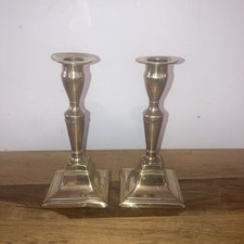 Pair Of Antique Hammered Brass