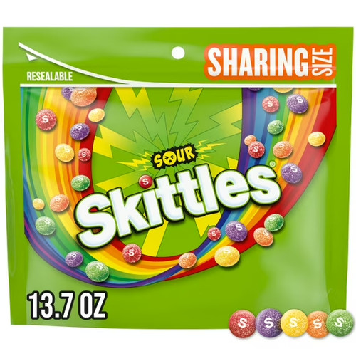 New skittles sour chewy - new, candy