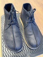 Clark’s Originals Desert Trek Hi Dark Navy Suede Size UK10