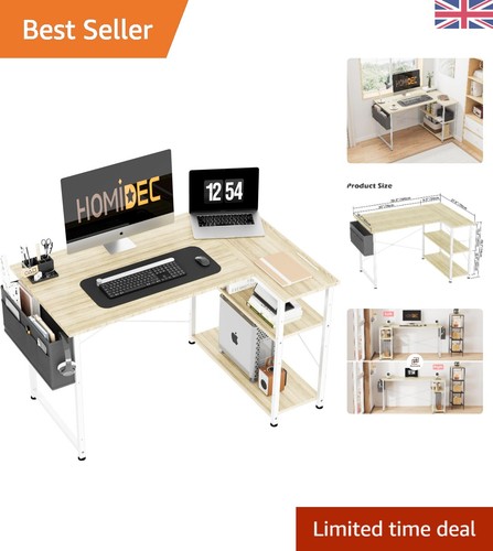100cm shaped computer desk - 100cm, l-shaped