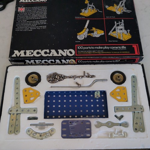 Vintage meccano set original - set.,
