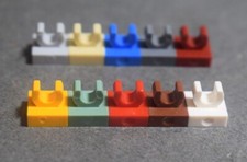 Lego 15712 Tile Modified 1 x 1 with Open O Clip Select Colour Pack of 6