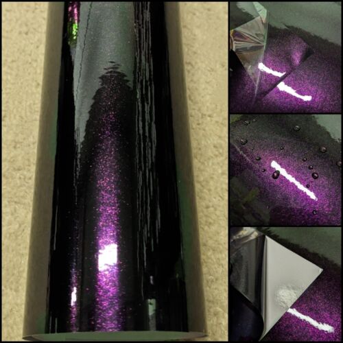 Black midnight purple sparkle - black,