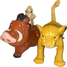 McDonalds Rare Vintage 1994  Disney LION KING Toys PUMBA & TIMON & SIMBA
