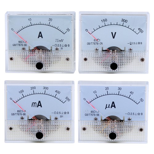 Measure volt current - dc,