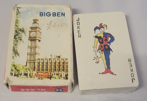 888 big ben playing cards - big,
