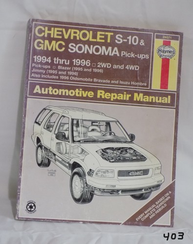 Haynes 24071 chev s10 gmc - s10,