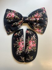 Pram Bow Pushchair Buggy Bow and Strap Covers. New