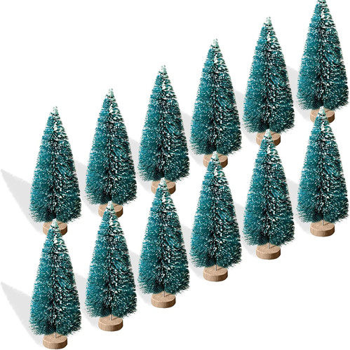 12pcs mini christmas tree - mini,