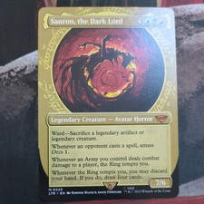 MTG - Lord of the Rings - Sauron, the Dark Lord (Showcase) #329 Mythic