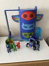 PJ Masks Mission Control HQ Playset With 4 Figures & 2 Vehicles