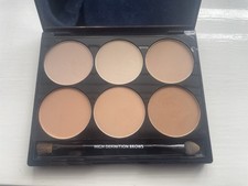 HD Brows Eye & Brow Pro Palette Beauty Make Up Face 6 Long Lasting Shades NEW