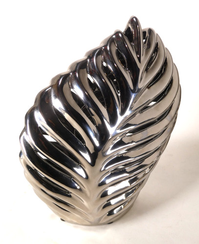 Tabletop leaf shaped silver - tabletop,