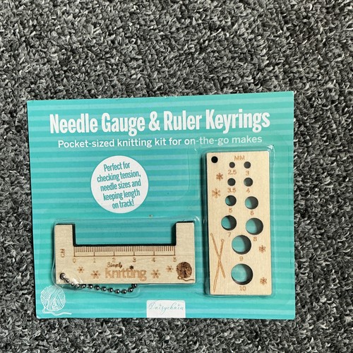 Knitting needle gauge ruler - knitting,