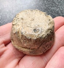 Rare Medieval / Viking Lead Weight / Gaming Piece 233g Antique Detector Find