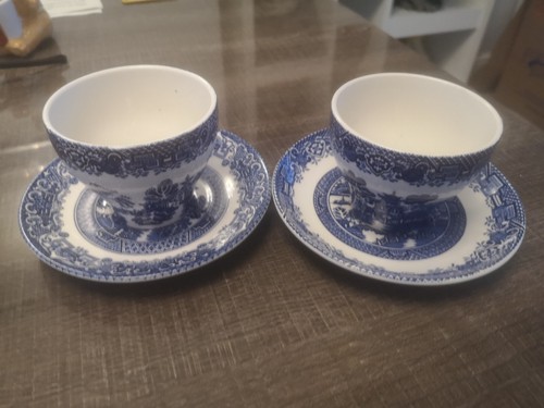 English ironstone tableware - 2x,