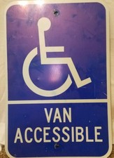 18x12 Handicap Parking Van