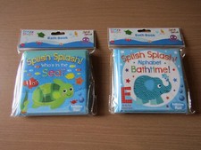NEW FIRST STEPS BATH BOOKS SEALIFE OR ALPHABET.