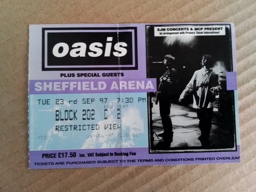 Oasis original vintage concert - original,