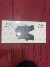 Authentic C.P Company Black Fleece Panelled Gloves New W Tags Boxed Selfridges