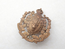 Royal North West Mounted Police Obsolete Cap Badge (KC)