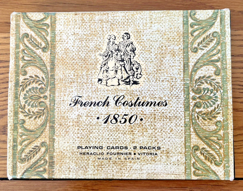 Playing cards french costumes - playing,