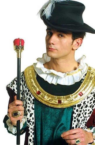 Decorated royal sceptre - decorated,