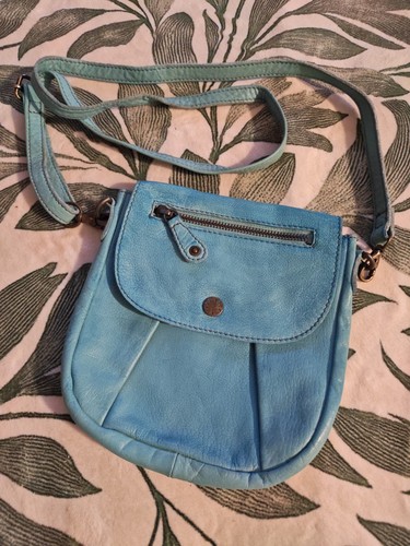 Blue leather fat face - leather,