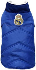 Real Madrid CF - Coat for Dog or Cat, Size XXS, Blue, Official Product (s)