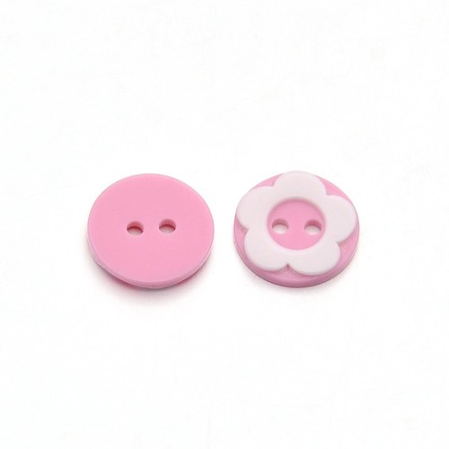 Resin buttons round with - resin,
