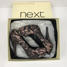 Black/Nude Lace High Heel