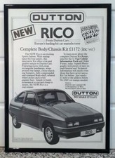 Framed original Classic Car Ad