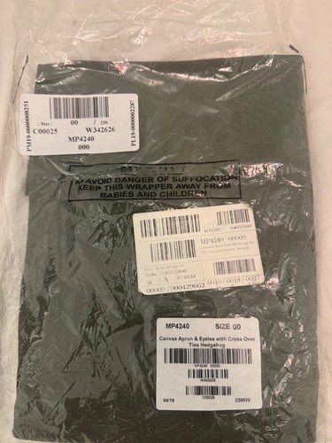 Simon jersey khaki chef apron - jersey,