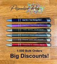 Personalised Pens 1-500 Bulk