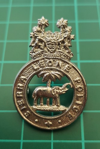 Sierra leone police cap badge - sierra,