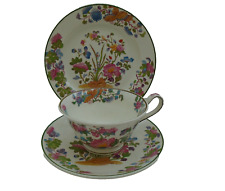 ANTIQUE WEDGWOOD FLORAL TEA TRIO EARLY 20TH CENTURY PATTERN AL488341.