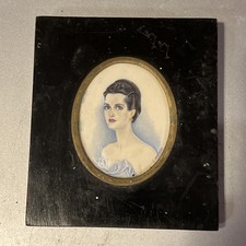 Georgian Regency Style Portrait Of A Woman (1943?) Possibly Egyptian Souvenir