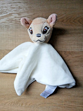 Disney at George Asda Cream Bambi Baby Comforter Soother NWOT
