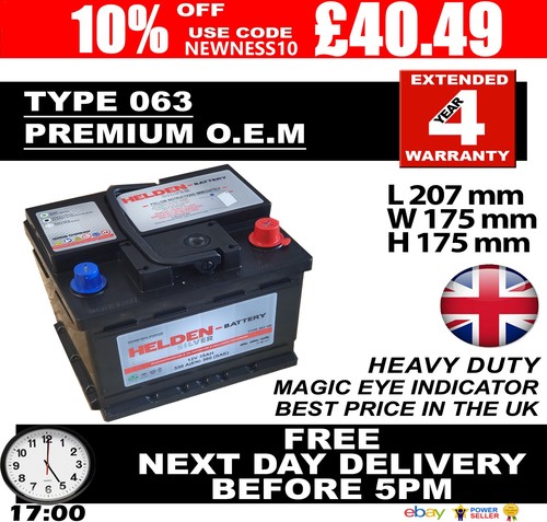 Car battery 063 - heavy, duty