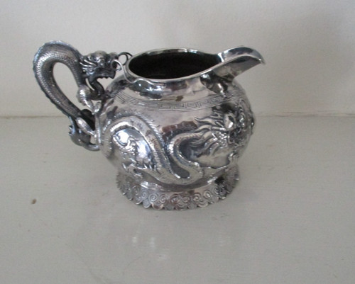 Chinese export silver cream - chinese,