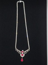 Beautiful Vtg Rhodium Plated