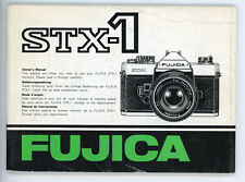 Fujica STX-1 SLR Camera User